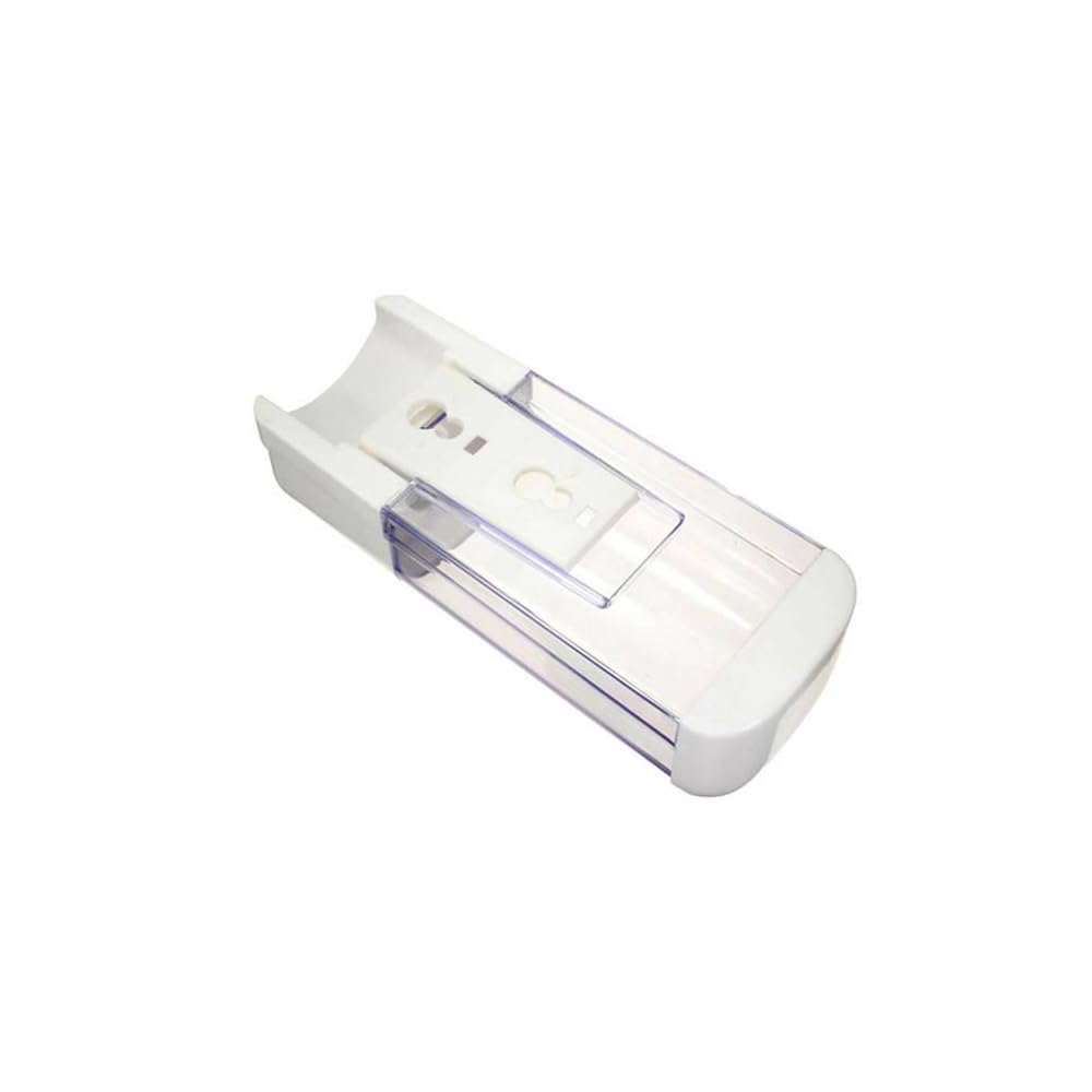 CG94 Dispenser di Sapone Liquido a Parete 1 Posto Bianco Ricaricabile per Bagno & Cucina