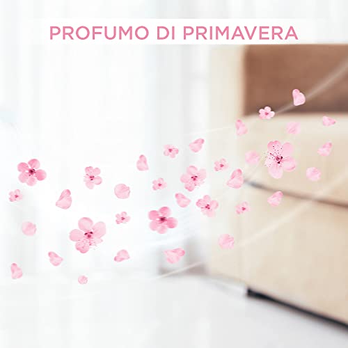 Napisan Spray Disinfettante Milleusi, Disinfettante Spray per Tessuti e Superfici, Fragranza Profumo di Primavera, 6 Spray da 400ml