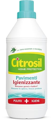 Citrosil Home Protection - Detergente Liquido Pulisci Pavimenti Disinfettante con Vere Essenze di Limone, 900 ml
