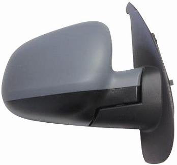 RETROVISORE ELETT. Termico Sinistra [Lato Guida] per Auto: CITAN W415 - Calotta da VERNICIARE - Vetro ASF. 5PIN