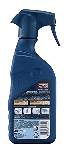 AREXONS Cura Auto, Cera Rapida Lucidante Protettivo Spray, Trattamento Auto con Azione Lucidante e Protettiva, Previene l'Invecchiamento, Non Sbianca