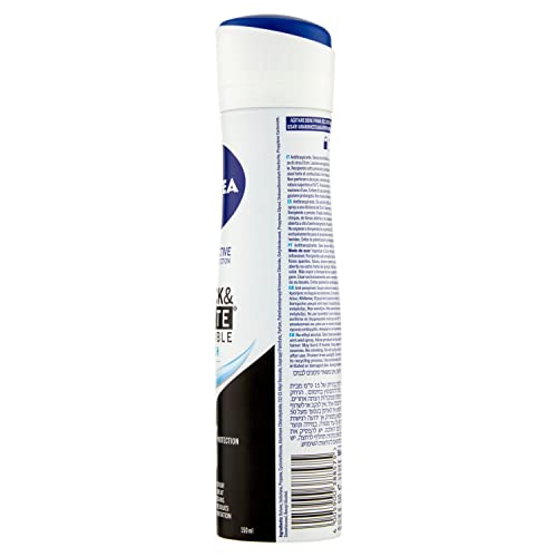 NIVEA Deodorante Donna Spray Invisible For Black&White Fresh - 150 ml, 150 millilitro