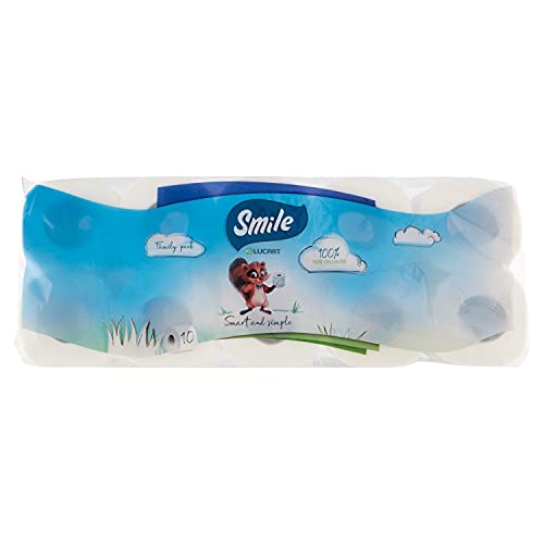 Lucart Carta Igienica Smile, 10 Rotoli