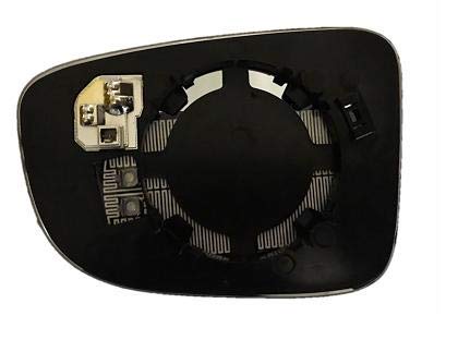 CG94 PIASTRA SPECCHIO TERMICA - VETRO ASF.- SISTEMA BLIND SPOT - ATTACCO TONDO - Posizione Sinistra [Lato Guida] Per Auto: 6