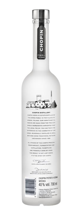 Chopin Potato - Wodka con Note di Mela Verde, 40% Bottiglia da 700ml