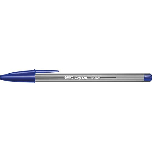 Bic Cristal Large Punta Larga 1,6 mm Confezione 50 Penne
