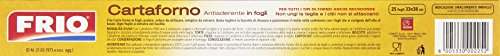 Frio - Cartaforno Antiaderente in Fogli, 33 x 38 cm - 25 fogli - [confezione da 4]