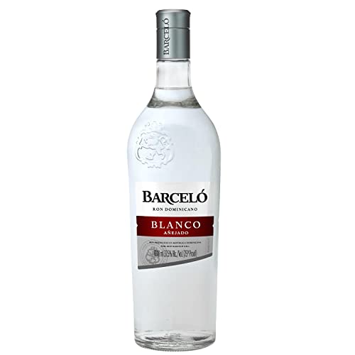 Ron Barceló - Rum Ambrato, Invecchiato Fino a 2 Anni in Barrique di Rovere, Rum Dominicano da 100% Succo di Canna da Zucchero, Per Cocktail Originali
