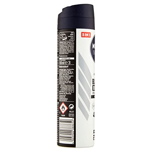 Nivea Men Deodorante Uomo Invisible Black & White Spray - 150 Ml parent