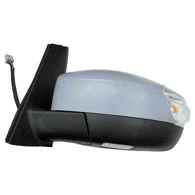 RETROVISORE ELETT. Term. Rib. C/Fan. E Luce CORT. Sinistra [Lato Guida] per Auto: C-Max - Calotta da VERNICIARE - Sistema BLIS - 10PIN - Vetro ASF.