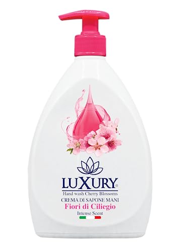 Luxury Sapone Mani Fiori di Ciliegio Liquido 12 pezzi x 750 ml