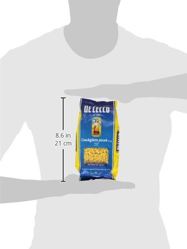 De Cecco - Conchigliette Piccole, Pasta di Semola di Grano Duro - 6 pezzi da 500 g [3 kg]
