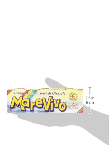Marevivo - Sardanelli, Tonno all'Olio di Semi di Girasole - 8 pezzi da 240 g [1920 g]