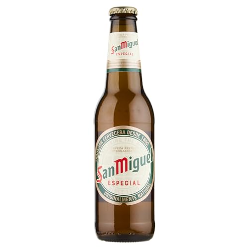 San Miguel Especial, Birra Bottiglia, Cassa, Pacco da 24x33cl