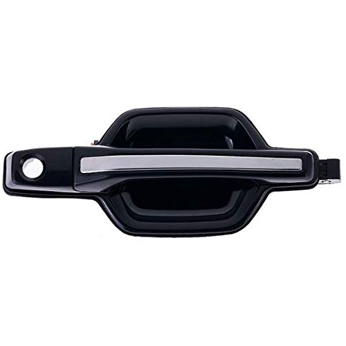 7445613290210 Derb Maniglia Apriporta Esterna Anteriore Sx Sinistro [Lato Guida] (Nera - Con Inserto Cromato)