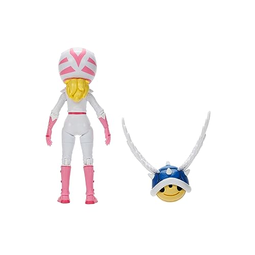 Nintendo Super Mario Movie – Action figure di Biker Peach alta 13 cm, articolata ed estremamente dettagliata, con guscio spinato alato. Direttamente dal film! Per bambini e collezionisti