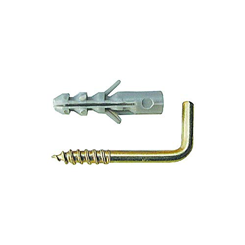 Koncreto Ganci Per Quadri M4 Pz 10 Acciaio Ottonato. Completi Di Tassello. In Blister.