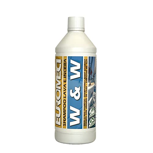 Euromeci W & W, Shampoo Lava e incera per Imbarcazioni, 1.000 ml