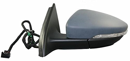 CG94 RETROVISORE ELETT. Term. Rib. C/Fan. Destro [Lato Passegero] per Auto: Passat - Calotta da VERNICIARE - 8 Pin - Vetro ASF.