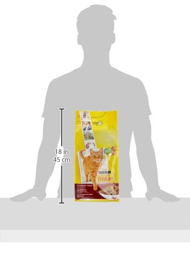 Friskies Gatto Crocchette Adult con Manzo, Pollo e Verdure Aggiunte - 2 kg