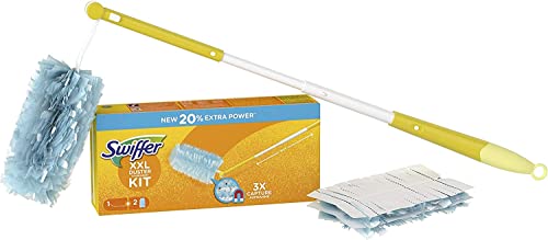 Swiffer Duster Piumini Catturapolvere Manico + 2 Piumini