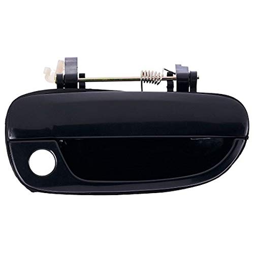 7445613083065 Derb Maniglia Apriporta Esterna Anteriore Sx Sinistro [Lato Guida] (Nera Liscia - Con Foro Blocchetto Chiave)