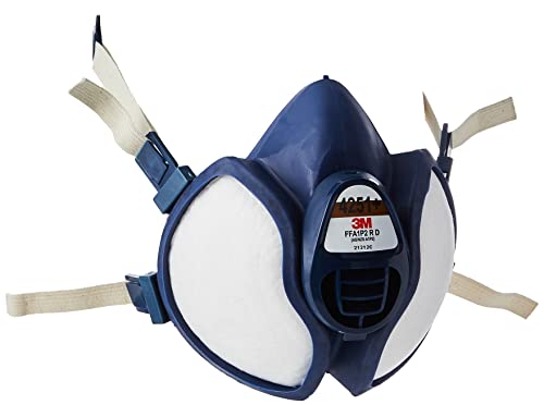 3M Respiratore con Semimaschera Senza Manutenzione 4251, per Vapori Organici e Polveri FFA1P2 R D, Certificato EN Sicurezza