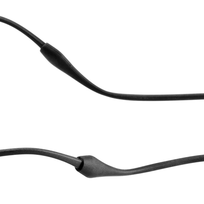 CG94 Cinturino nero per Occhiali in Silicone, per Attività all'aperto e Sport