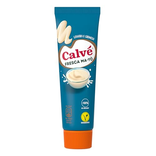 Calvé Maionese Fresca Ma-Yò, Maionese con Yogurt Magro e il 55% in Meno di Grassi*, Ideale per Insalate di Riso, Patate Fredde e Insalatone, Senza Conservanti, Vegetariano