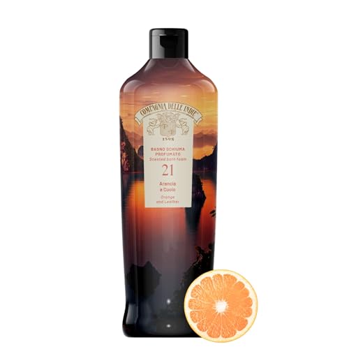 Compagnia delle Indie - Bagnoschiuma - Bagnoschiuma Donna - Bagnoschiuma Uomo - Bagno Schiuma per Pelli Sensibili - Formato 500 ml - Fatti Coccolare dalle Nostre Ricercate Fragranze