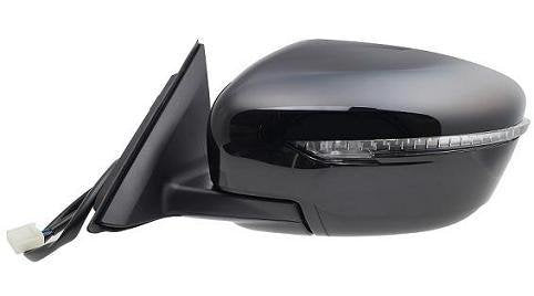 CG94 RETROVISORE ELETT. Termico RIBALTAB. Destro [Lato Passegero] per Auto: X-Trail - Calotta da VERNICIARE - 9 Pin