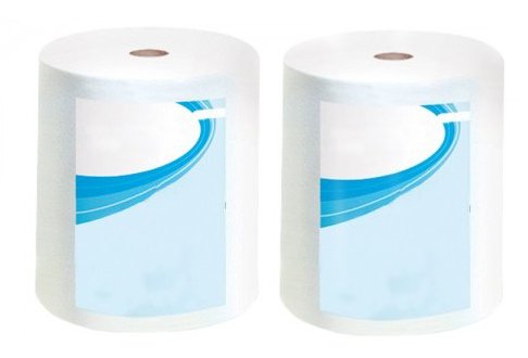 ROTOLO CARTA BOBINA 800 STRAPPI COPPIA ROTOLONE PURA CELLULOSA MILLEUSI PROFESSIONALE PER ESTETISTA E PARRUCCHIERE
