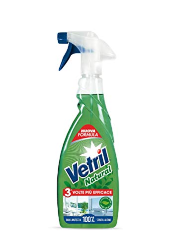 Vetril - Multiuso e Vetri, Natural - 650ml x 12 pezzi - 7800ml