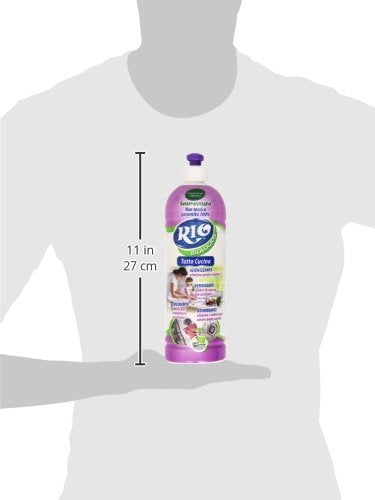 Rio Tutto Cucina Igienizzante, Sgrassante, Lucidante, Deodorante, Profumo Verdello - 750 ml