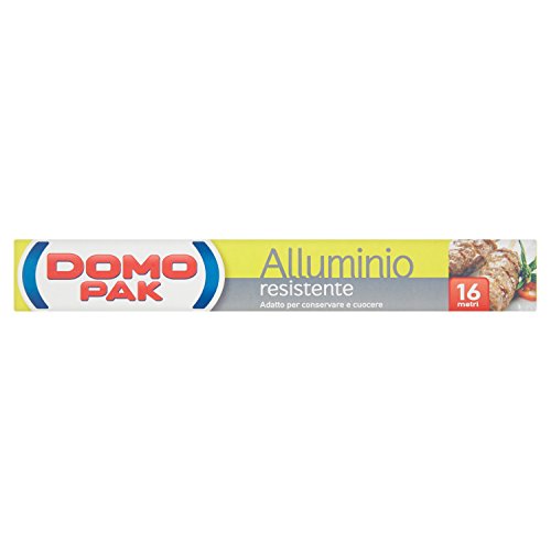 Domopak - Alluminio, Resistente Adatto Per Conservare e Cuocere - 16 Metri