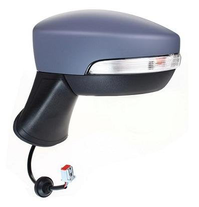 CG94 RETROVISORE ELETT. C/Fan. Sinistra [Lato Guida] per Auto: ECOSPORT - Calotta da VERNICIARE - 5PIN - Vetro ASF.