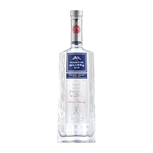 Martin Miller's Gin Original, 700ml, Ideale per Gin Tonic, Note Speziate, Agrumate e di Liquirizia, Premium Gin Inglese, Distillato Miscelato con Acqua di Sorgente Islandese, Idea Regalo, 40% Vol.