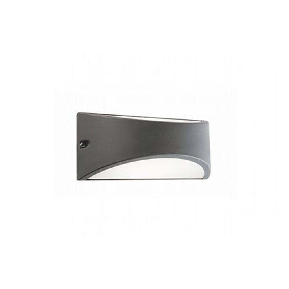 APPLIQUE LED LHASA 10 W - cm 22 x 10 x 10 grigio