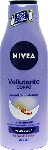 12 x NIVEA Crema Corpo Fluida Vellut.Pelle Tendenza Secca 250 Ml