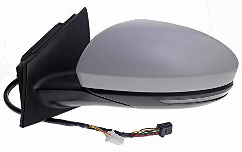 CG94 RETROVISORE ELETT. Term. Rib. C/Fan. E Luce CORT. Destro [Lato Passegero] per Auto: Megane - Calotta da VERNICIARE - Blind Spot - C/SONDA 15PIN