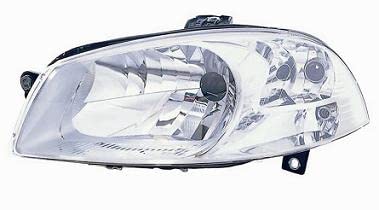 CG94 PROIETTORE H4 REGOLAZIONE MANUALE [Lato DX] PARABOLA CROMATA - VERSIONE WORKING Per Auto: SIENA - STRADA PICK-UP