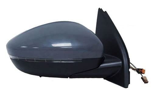 RETROVISORE ELETT. Term. Rib. C/Fan. E Luce CORT. Destro [Lato Passegero] per Auto: 308 - Calotta da Vern. - Versione Fino A 09/2017 - C/SONDA 10+2 Pin