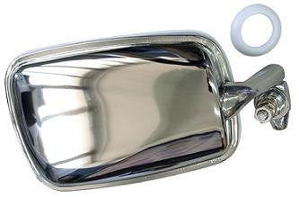 CG94 RETROVISORE Manuale Sinistra [Lato Guida] per Auto: Beetle - Maggiolino - Calotta CROMATA