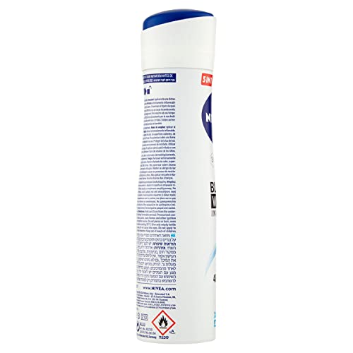 NIVEA Deodorante Donna Spray Invisible For Black&White Fresh - 150 ml, 150 millilitro