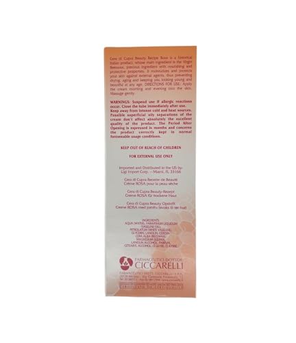 Cera di Cupra - 3 confezioni da 75 ml di crema idratante antietà Rosa per pelli secche, crema da giorno