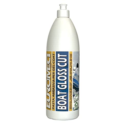 Euromeci Boat Gloss Cut, Pasta abrasiva per vetroresina, 1 Litro