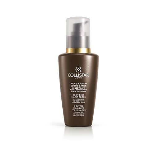 Collistar Gocce Magiche Corpo-Gambe, Concentrato Autoabbronzante, Effetto rapido, Abbronzatura Intensa, Naturale e Luminosa, No Macchie, Adatto a Tutti gli Incarnati, 125 ml
