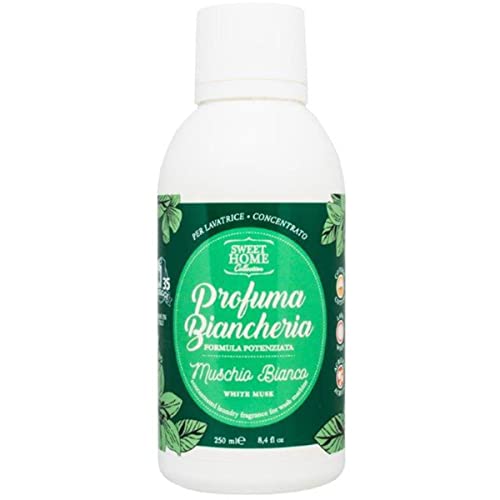 SUAREZ Sweet Home Profuma Biancheria, Formula Potenziata e Igienizzante al Muschio Bianco, 35 Lavaggi, 250 ml