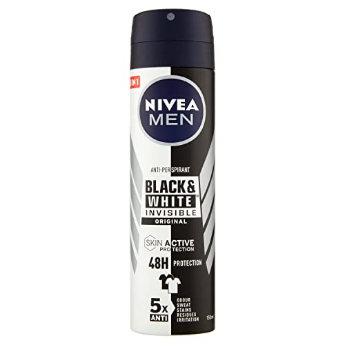 Nivea Men Deodorante Uomo Invisible Black & White Spray - 150 Ml parent