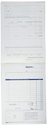 EDIPRO - E5275CN - Blocco ricevuta sanitaria 50x2 autoricalcante f.to 22x14,8